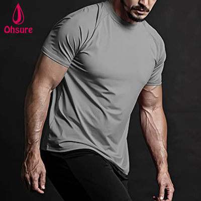 Nylon Spandex Fishing t Shirt Sports Wear Bodybuilding Top Running Apparel  Gym t Shirt UPF 50 t Shirt