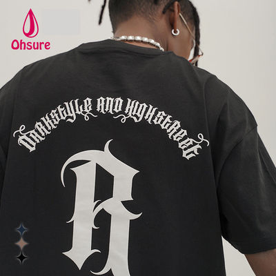 Ohsure Custom Logo Streetwear Design 100% Cotton Fashion Tie-Dye Oversized Men Graphic T Shirts