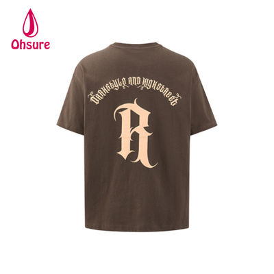 Ohsure Custom Logo Streetwear Design 100% Cotton Fashion Tie-Dye Oversized Men Graphic T Shirts