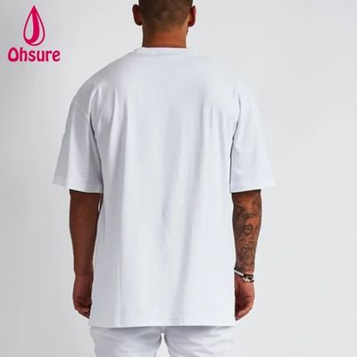 Blank Cotton Street Wear Tshirt Oversized Drop Shoulder T-shirt Heavy Weight T Shirt Custom High Quality Printing for Men Casual