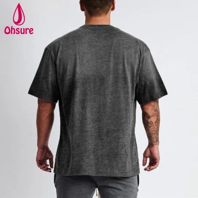 Blank Cotton Street Wear Tshirt Oversized Drop Shoulder T-shirt Heavy Weight T Shirt Custom High Quality Printing for Men Casual