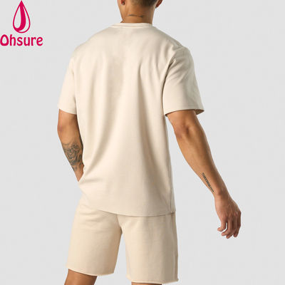 Fashion Summer 100% Cotton Oversize Fit Crew Neck Lightweight Sports t Shirts for Men