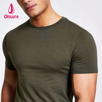 2023 New Arrival Wholesale Custom Printing Logo Men Plain 95% Cotton 5% Spandex Workout Sport Tshirt Fitness Gym T Shirt for Men