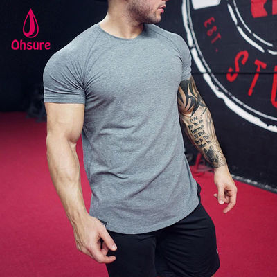Ohsure Customize With Logo Custom Pattern Wholesale Fashion High Quality White Casual Over Sized Sports Cotton Man T-shirt