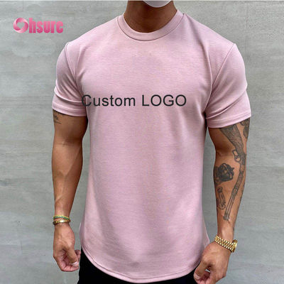 Customize Men Sportswear Gym Fashion Baggy Sports Clothes Wholesale Casual Printed Gym T-shirts for Men