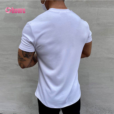 Customize Men Sportswear Gym Fashion Baggy Sports Clothes Wholesale Casual Printed Gym T-shirts for Men
