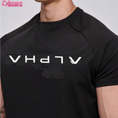 Wholesale High Quality Quick Dry Running Athletic Men's Sports T-shirt Custom logo Workout Gym Cotton Short Sports T-shirts