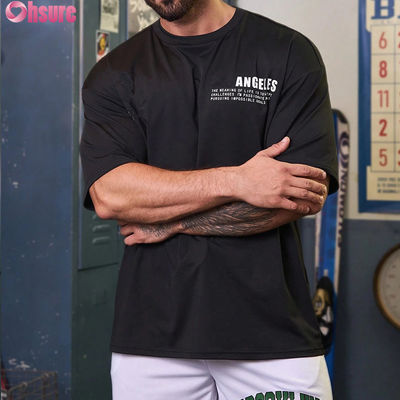 Wholesale High Quality Stylish Comfortable and Casual: Discover the Perfect Fit in Black Plus Size Men's Sport T-shirts