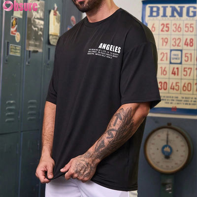 Wholesale High Quality Stylish Comfortable and Casual: Discover the Perfect Fit in Black Plus Size Men's Sport T-shirts