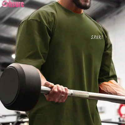 Custom Men Sport Short Sleeve T Shirt Wholesale Quick Dry Fitness Workout Sportswear Athletic Men's Sports T-Shirts