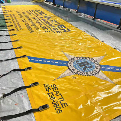 Litong Heavy Duty logo Printing Pvc Tarpaulin Side Curtain for Lorry