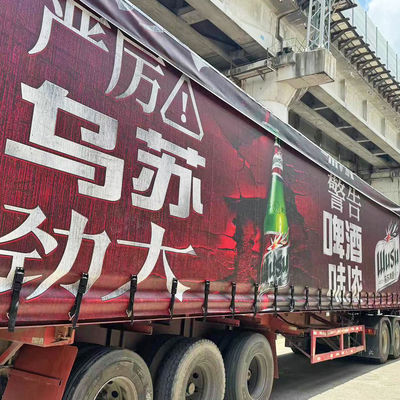 Litong Factory Price Pvc Tarpaulin Semi-trailer Curtain