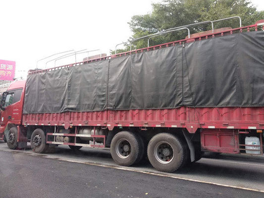 Litong Customized Breathable Water-Resistant Organic Silicon Coated Canvas Tent Truck Awning Brown Color Canvas