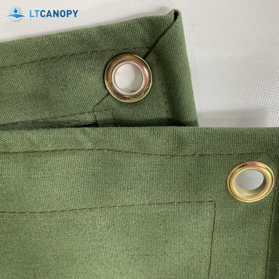 Litong Customized Lightweight Waterproof Organic Silicon Canvas Tarp for Outdoor Tent
