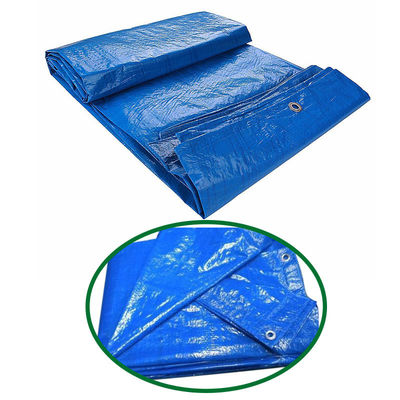 Green 5OZ 6OZ Blue-silver  Economy Tarp PE Tarpaulin Waterproof Fabric Tarp Material Plastic Sheet