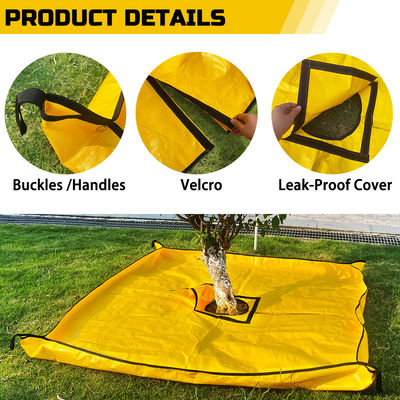 Litong Garden Leaf Tarp Bag Reusable Waterproof Garden Waste PE Tarpaulin Sheet