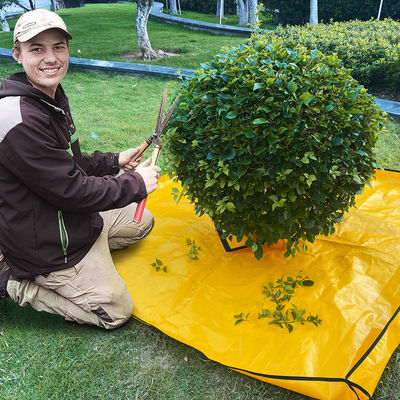 Litong Garden Leaf Tarp Bag Reusable Waterproof Garden Waste PE Tarpaulin Sheet