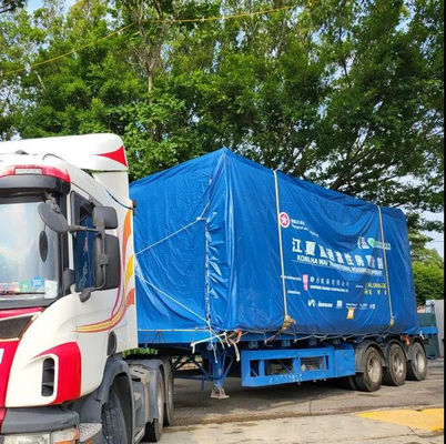 Litong Manufacturer Semi Trailer Pvc Coated Fabric Printed logo Truck Covers Pvc Tarpaulin Side Curtain