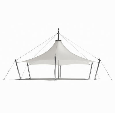 Wholesale  Outdoor Landscape Tensile Canopy Umbrella Fabric Strength Membrane Structure Walkway Fabric Tensile Structure