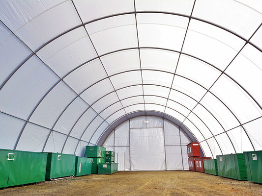Litong Outdoor Agricultural Greenhouses Garden Plant Transparent Poly Tunnel Warehouse Pvc Tarpaulin