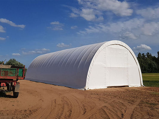 Litong Outdoor Agricultural Greenhouses Garden Plant Transparent Poly Tunnel Warehouse Pvc Tarpaulin